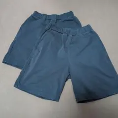 ユニクロ 半ズボン 140 130　ブラック