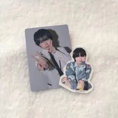 大西流星 トレカ ステッカー 2点セット