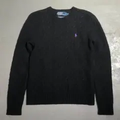 ラルフローレン セーター 黒 PolobyRalphLauren 古着