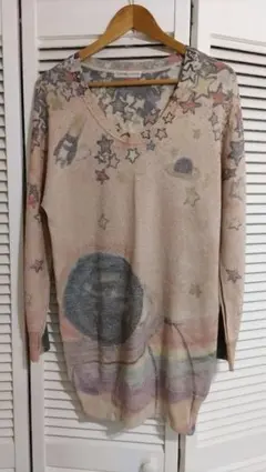 【未使用品】ツモリチサト　ニットセーター TSUMORI CHISATO（ツモリチサト）の「ｸﾛｼｪﾓﾁｰﾌﾆｯﾄ（ニット