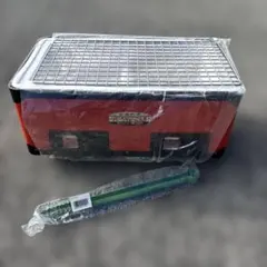 【未使用】　キンカ　バーベキューコンロ　角型七輪 キンカ炭火 バーベキューコンロ 角型 ワイド七輪 置台付き 【公式通販】