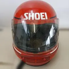 SHOEI フルフェイスヘルメット ホワイト/レッド ヴィンテージ 昭和
