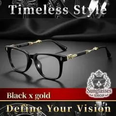 ▫️ご依頼分▫️おまとめ 2本 伊達メガネ サングラス クロス ゴールド シルバー