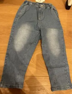 ブランシェス　デニム　ブルー　テーパードパンツ　120cm 新品未使用