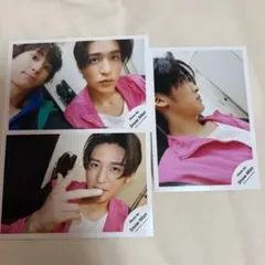 Snow Man 目黒蓮　8.8 Jr祭り　公式写真　セルフィー 3枚