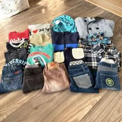 キッズ服男の子110cm アウター　ウィンドブレーカー　シャツ　ジーンズ