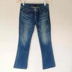 moussyブーツカットデニム