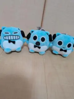 ブルーハムハム　マスコット ぬいぐるみ 3点セットのサムネイル