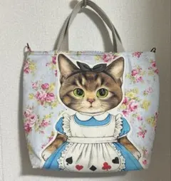 ゆ*ん様 ビッグアリス柄リトルサンダートートバッグ コヤンイサムチョン