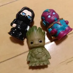 マーベル ソフビパペットマスコット　バッキー、ビジョン、グルートのサムネイル