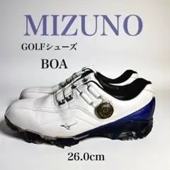 ✨超美品✨ Mizuno メンズ ゴルフシューズ BOA 26.0cm