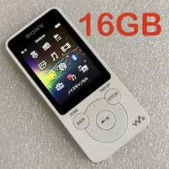 【バッテリー良好】　NW-S15 16GB ソニー　ウォークマン　しろのサムネイル