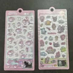 【韓国】サンリオ　ボンボンドロップ風シール2シートセット※12/9〜21発送不可