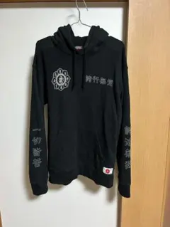 京都壬生堂 mibudo 和柄パーカー BUDDHISM 染色　漢字　梵字　仏教