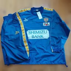 清水エスパルスPUMA ピステ・ウィンドブレーカー 青セットアップXOサイズ