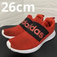 adidas スニーカー レッド ブラック メンズ 中古のサムネイル