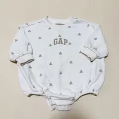GAP ベビー ロンパース クマ柄 ホワイト
