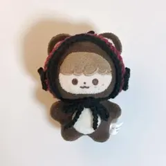 ぬい服 編み物 イヤーマフ ヘッドドレス 10cm NCT(No.132)