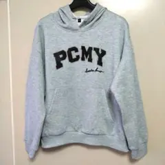PCMY ロゴ入り グレー XL パーカー