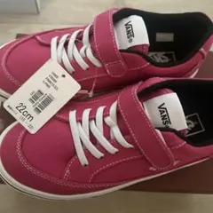 VANS ピンク スニーカー 22cm