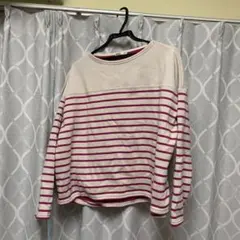 terawear emu ストライプ長袖Tシャツ LL