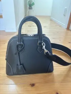 Mila Owen 2way ワイドショルダーボストンバッグ 黒
