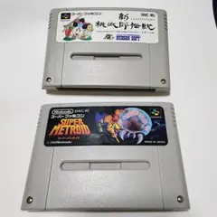 スーパーファミコン ソフト セット スーパーメトロイド 新桃太郎伝説