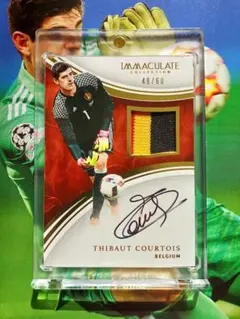 PANINI–IMMACULATE ティボー・クルトワ直書きオート&パッチカード