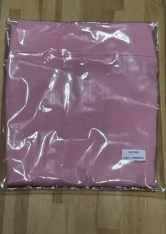 無地 エプロン ピンク M-L