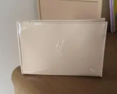 YSL ベージュ レザーポーチ