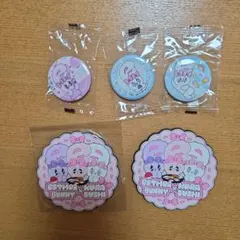 Esther Bunny くら寿司 コラボ コースター 缶バッジ セットのサムネイル