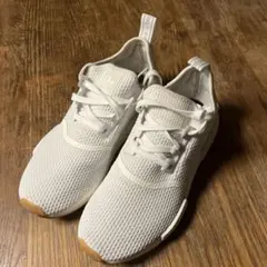 adidas NMD R1 ランニングホワイト ガムソール 27.5cm - メルカリ