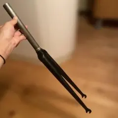 【希少】1インチ クロモリ ストレートフォーク700c njs ピストバイク 希少】1インチ クロモリ ストレートフォーク700c njs ピストバイク