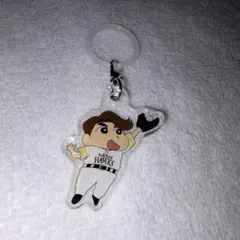 福岡ソフトバンクホークス クレヨンしんちゃん周東佑京 アクリルチャーム めじるし