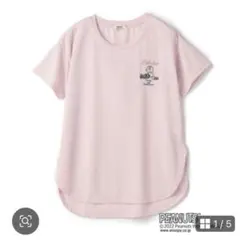 スヌーピー　PEANUTS レディース　半袖 Tシャツ　M ピンク　ドライ　夏