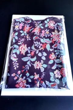 和風花柄　あずま袋　 　　　　手提げ　 和装　和柄　 浴衣　　着物のサムネイル