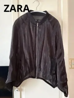 ZARA⚫︎シアーブルゾン　フリーサイズ