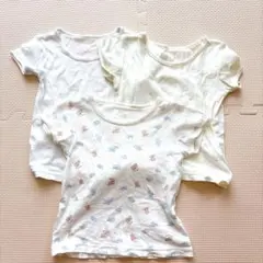 【最終値下げ】【3枚セット】綿100% ベビー用肌着　半袖
