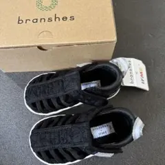 【新品未使用】branshes x IFME ブラックサンダル 14.5cm