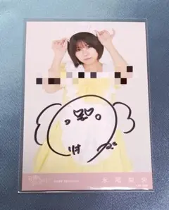 ロクサンエンジェル 花音うらら 直筆サイン入りブロマイド 写真
