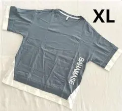 これから使える✨メンズ おしゃれ 半袖 Tシャツレイヤード ブルー 水色 ＸL