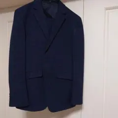 SUIT SELECT ネイビー ビジネススーツ AB4　スラックス2枚付き