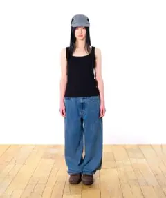COYSEIO シャーリングハイウエスト ワイドワークパンツ - メルカリ