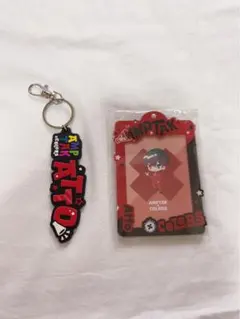 AMPTAK×COLORS あっとくん カード、ラバーキーホルダー