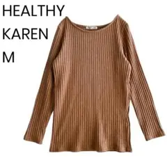 HEALTHYKAREN リブニット ナチュラル カジュアル シンプル 1689