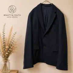BEAUTY&YOUTH テーラードジャケット ネイビー M