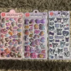 キャンディグリッターステッカーシール