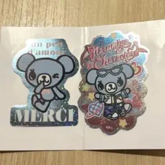 コ*だ様 ナルミヤキャラクターズ ホログラムステッカー ポンポネット　ミント