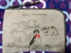 ADIEU TRISTESSE 猫柄 ポーチ雑誌付録のサムネイル