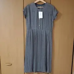 【古着】ドット柄 昭和レトロワンピース